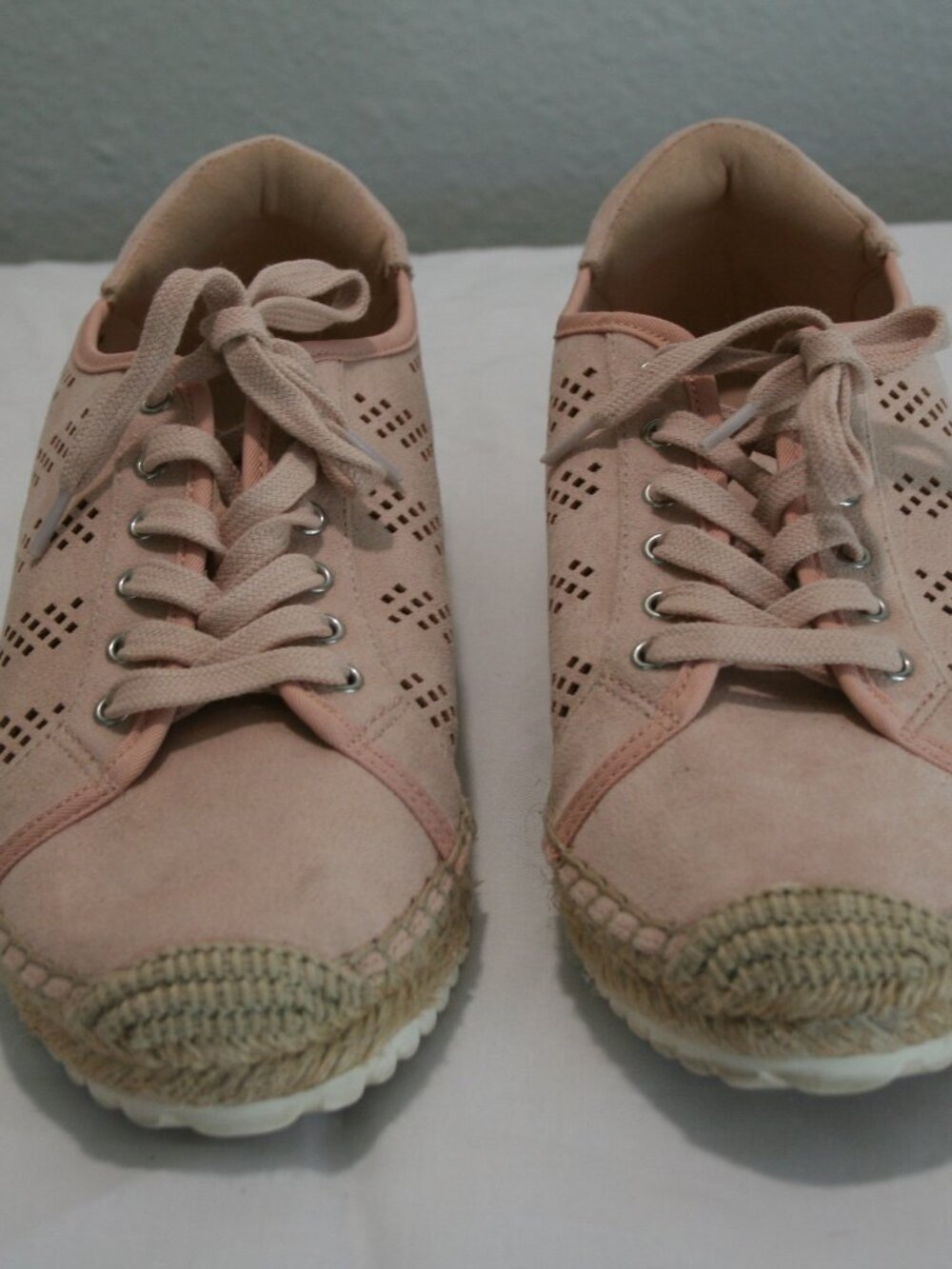 Marc Fisher Pink Perforated Sneakers Size 8